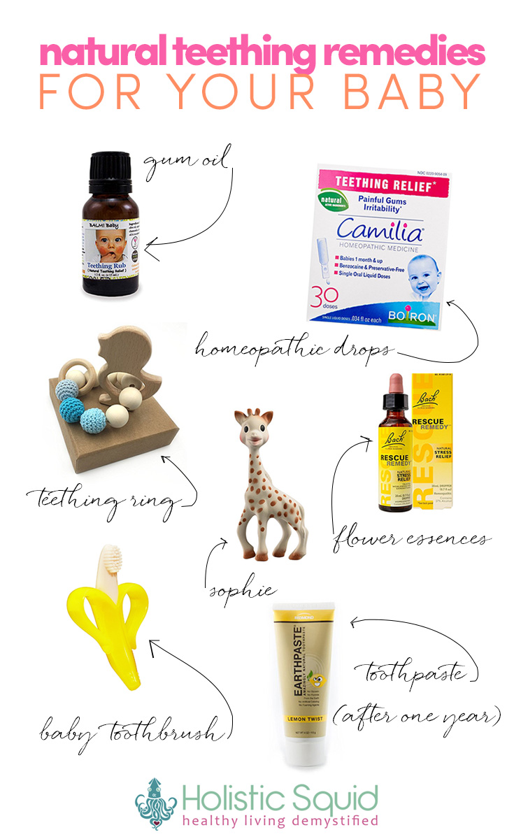 Natural Teething Remedies For Your Baby - Holistic Squid