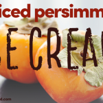 Spiced Persimmon Ice Cream