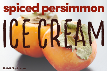 Spiced Persimmon Ice Cream