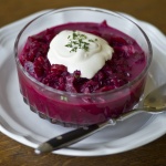 Beautiful Beet Borscht