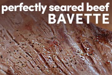Perfectly Seared Beef Bavette - Holistic Squid