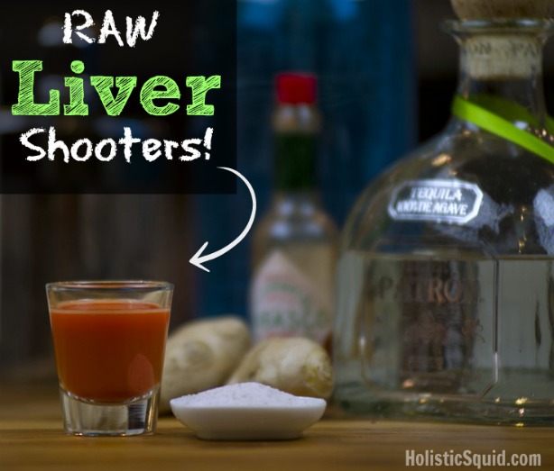 Raw Liver Shooters - Holistic Squid