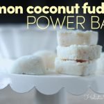 Lemon Coconut Fudge Power Bar