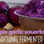 Purple Garlic Sauerkraut: A Traditional Fermented Food