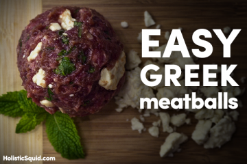 Easy Greek Meatballs Recipe - Holistic Squid