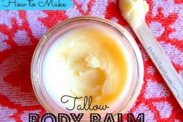 How to Make Tallow Body Balm - Holistic Squid