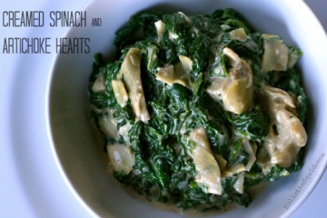 Creamed Spinach And Artichoke Hearts