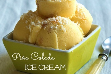 Pina Colada Ice Cream at Holistic Squid