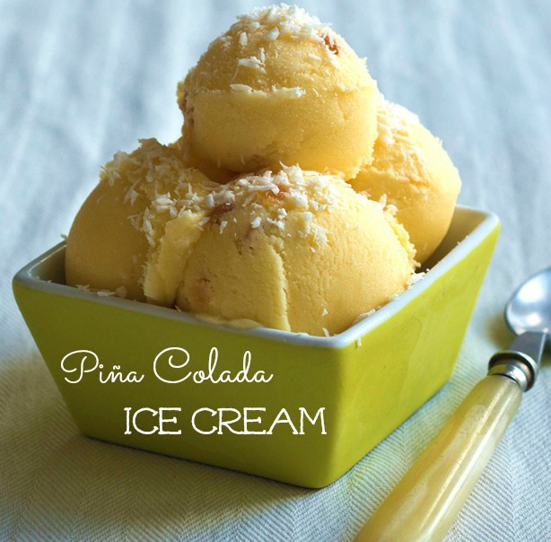 Pina Colada Ice Cream at Holistic Squid