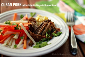 Cuban Pulled Pork With Chipotle Mayo & Jicama Slaw