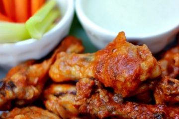 Buffalo Chicken Wings and Blue Cheese Dip