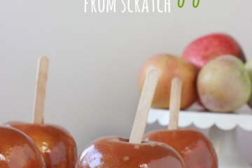 Homemade Caramel Apples from Scratch - Holistic Squid