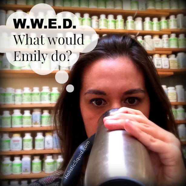 W.W.E.D. What Would Emily Do? = Q&A with Holistic Squid