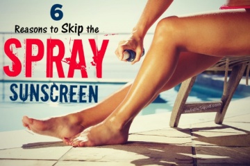 6 Reasons to Skip the Spray Sunscreen - Holistic Squid