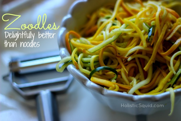 How to Make Zoodles - Holistic Squid