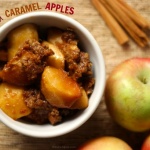 Slow Cooked Caramel Apples
