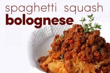 Spaghetti Squash Bolognese (With Liver) - Holistic Squid