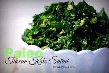 Gluten Free Tuscan Kale Salad - Holistic Squid