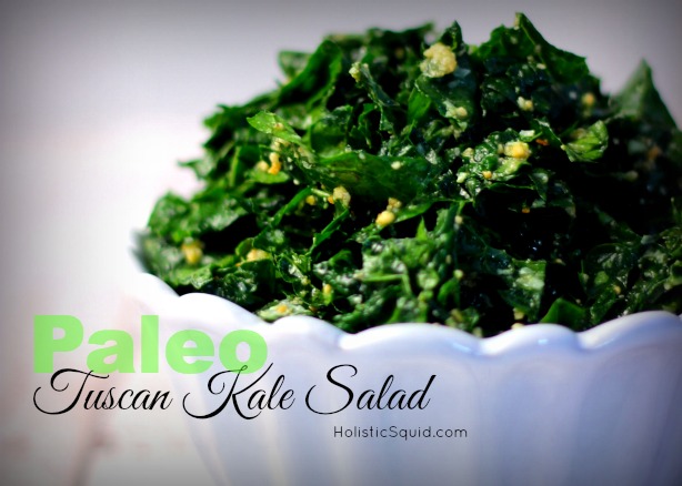 Gluten Free Tuscan Kale Salad - Holistic Squid