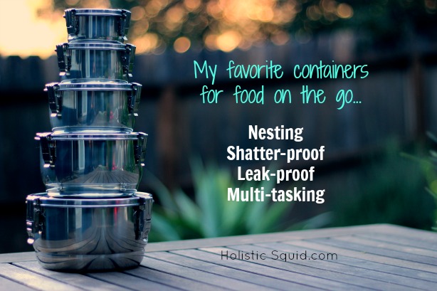 My favorite containers for food on the go - Holistic Squid