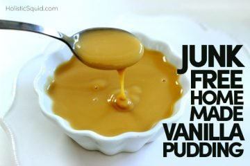 Junk Free Homemade Vanilla Pudding - Holistic Squid