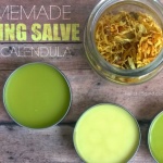 Homemade Healing Salve With Calendula