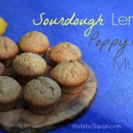 Sourdough Lemon Poppy Seed Muffins