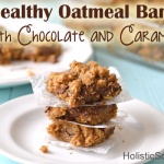 Healthy Oatmeal Bars With Chocolate And Caramel