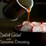 Radish Salad with Asian Sesame Dressing