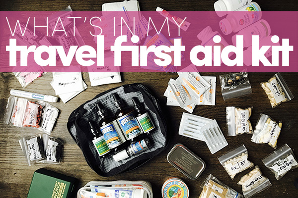 What's In My Travel First Aid Kit - Holistic Squid